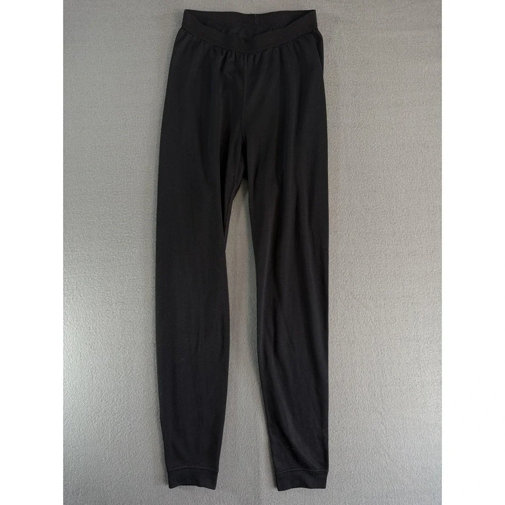 VTG Patagonia Capilene Long Johns Mens Small Black Thermal Base Layer‎ Underwear
